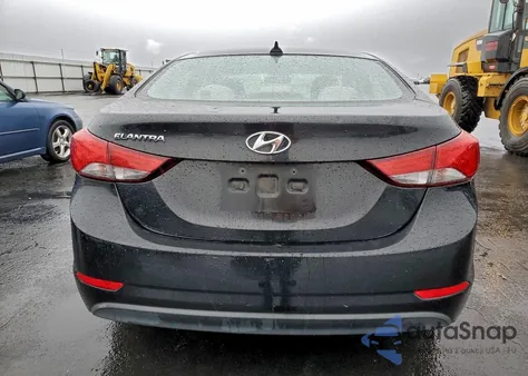 2016 Hyundai Elantra Se from USA, damaged, VIN 5NPDH4AE3GH711121